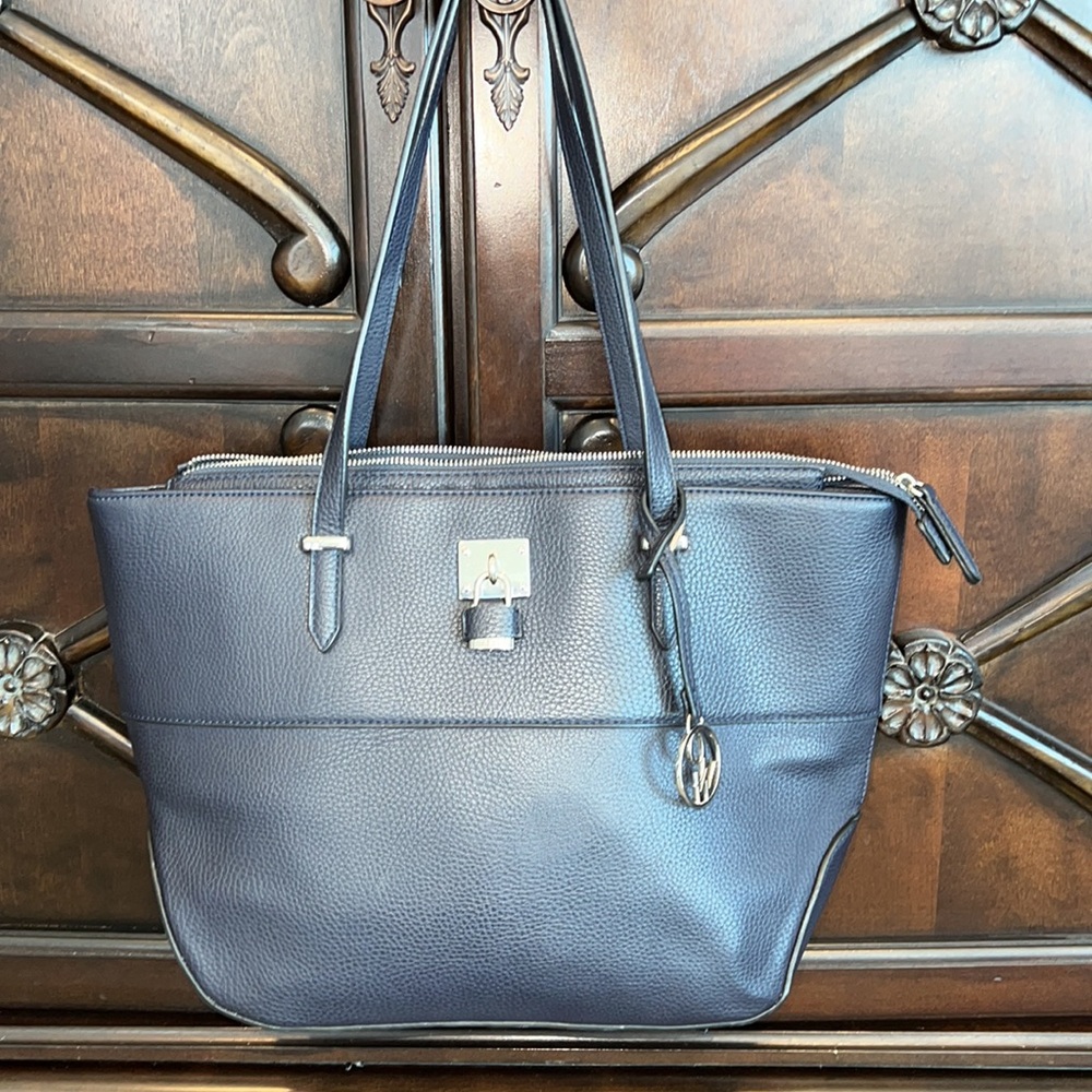Nine West Navy Tote